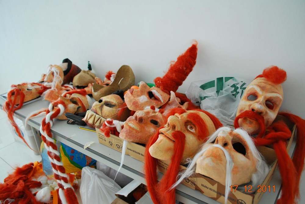 Workshop Máscaras em Papel em Macau / Fotografia de Helena Oliveira